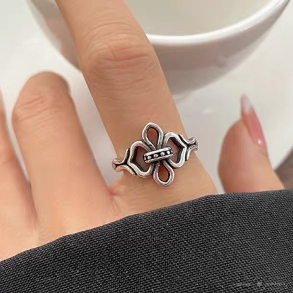 Adjustable ring silver 925