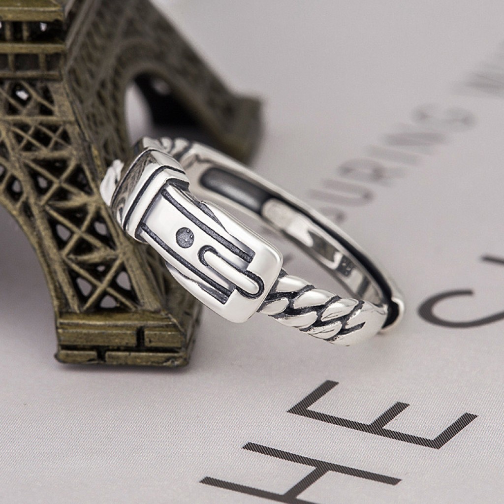 Adjustable ring silver 925