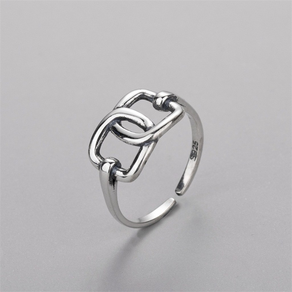 Adjustable ring silver 925