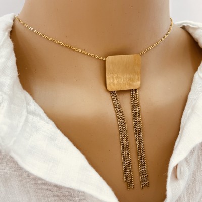 Necklace+Earrings stainless steel