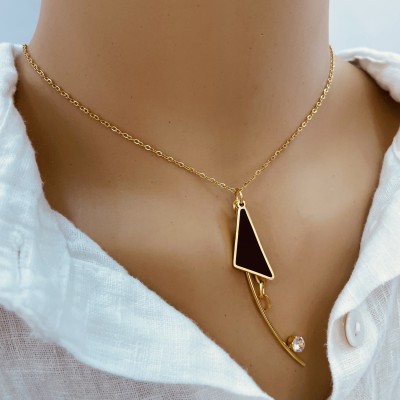 Necklace+Earrings stainless steel