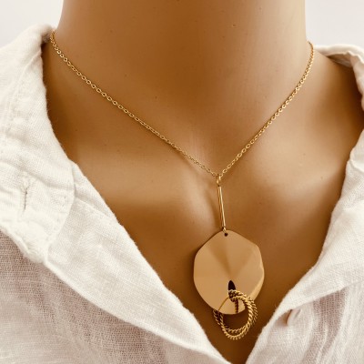 Necklace+Earrings Stainless Steel