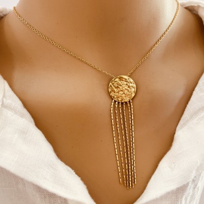 Necklace+Earrings Stainless Steel