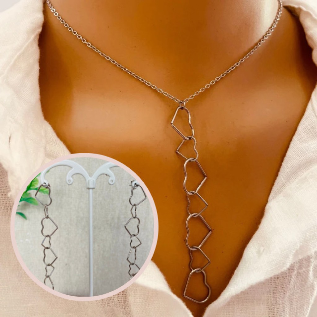 Necklace+Earrings Stainless Steel